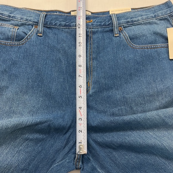 P20-NWT Universal Thread Women High-Rise Relaxed Wide Straight Leg Jeans -18/34R - Picture 5 of 12